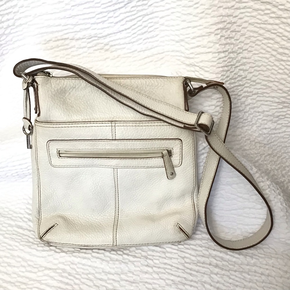 Fossil Pebble Leather Crossbody